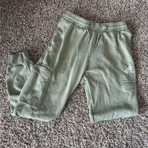 Adidas Olive Cargo Joggers